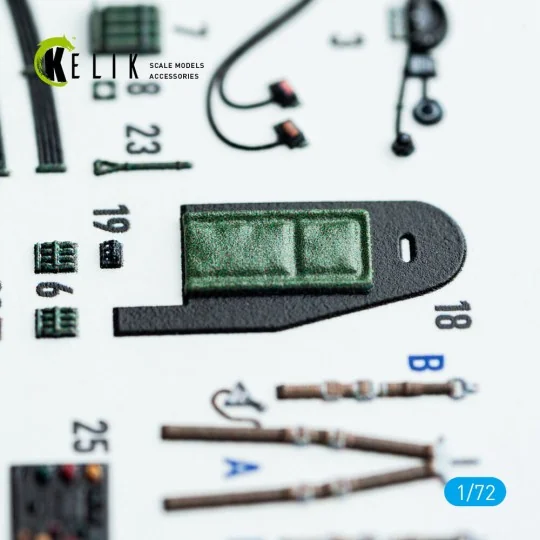 Mosquito PR.XVI - interior 3D decals for Airfix kit - Kelik K72208