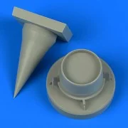 MiG-21 NF Fishbed J correct radome for Trumpeter, 1/32 - Quickboost... MiG-21 NF Fishbed J correct radome for Trumpeter, 1/32 - Quickboost...