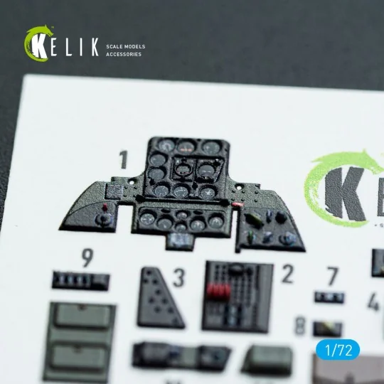 SBD-3 Dauntless - interior 3D decals for FlyHawk kit - Kelik K72160 SBD-3 Dauntless - interior 3D decals for FlyHawk kit - Kelik K72160