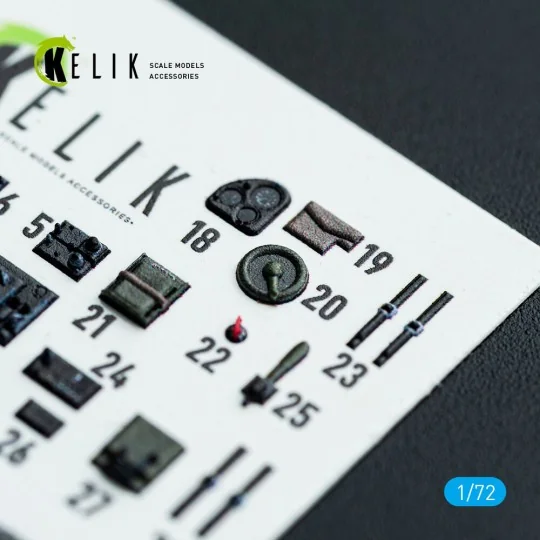 SBD-3 Dauntless - interior 3D decals for FlyHawk kit - Kelik K72160 SBD-3 Dauntless - interior 3D decals for FlyHawk kit - Kelik K72160