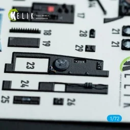 Gannet AS1/AS4 - interior 3D decals for Revell kit, 1/72 - Kelik K7...