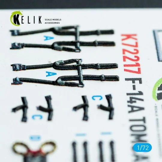 F-14A Tomcat - interior 3D decals for HobbyBoss kit - Kelik K72217