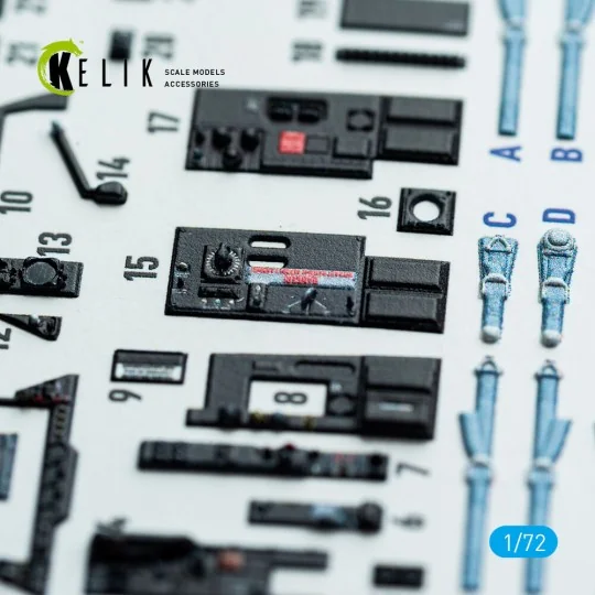 Gannet AS1/AS4 - interior 3D decals for Revell kit, 1/72 - Kelik K7... Gannet AS1/AS4 - interior 3D decals for Revell kit, 1/72 - Kelik K7...