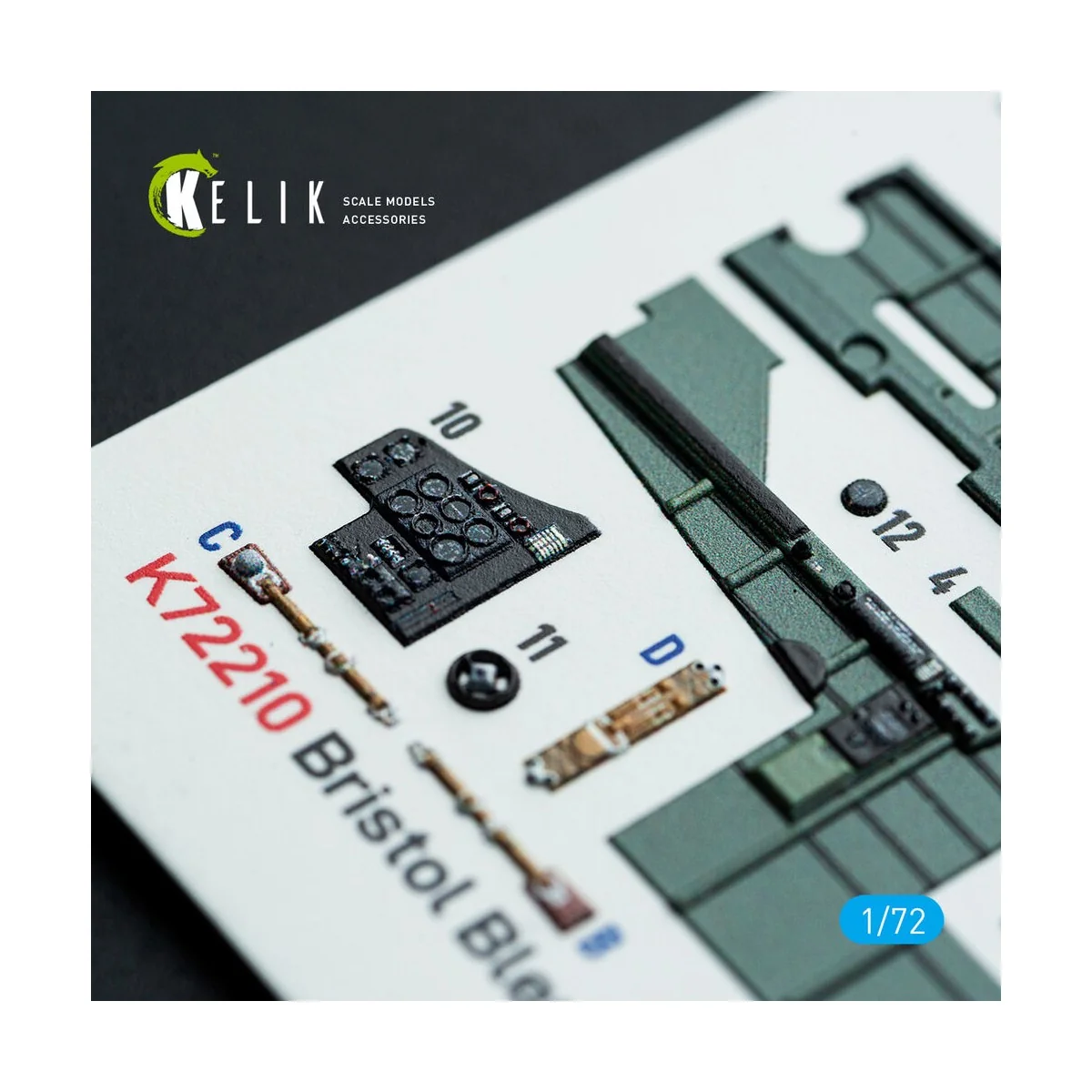 Bristol Blenheim Mk.IV - interior 3D decals for Airfix kit - Kelik ...