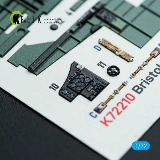 Bristol Blenheim Mk.IV - interior 3D decals for Airfix kit - Kelik ...