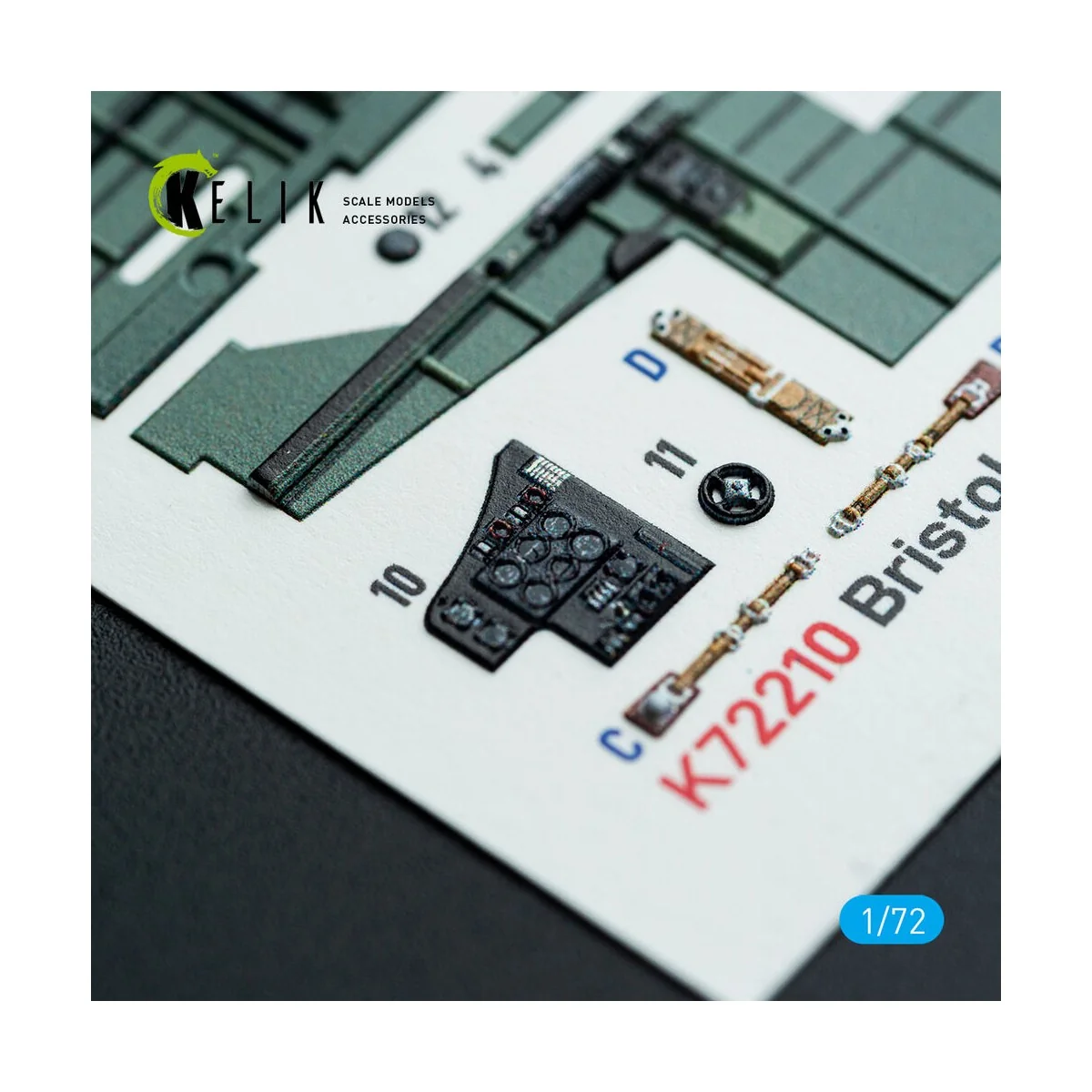 Bristol Blenheim Mk.IV - interior 3D decals for Airfix kit - Kelik ...