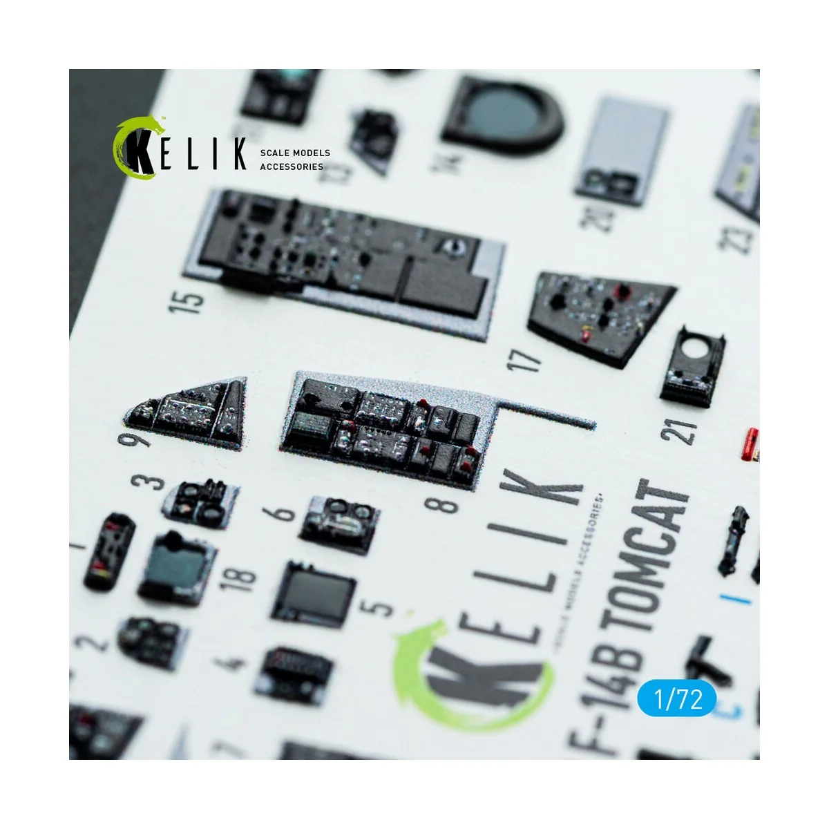 F-14B Tomcat - interior 3D decals for HobbyBoss kit - Kelik K72218 F-14B Tomcat - interior 3D decals for HobbyBoss kit - Kelik K72218