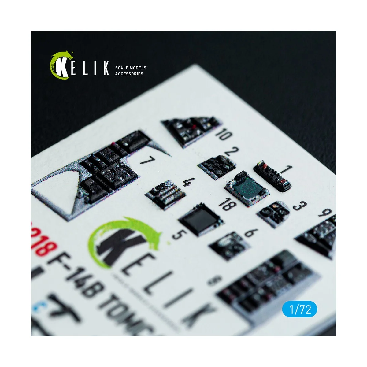 F-14B Tomcat - interior 3D decals for HobbyBoss kit - Kelik K72218 F-14B Tomcat - interior 3D decals for HobbyBoss kit - Kelik K72218