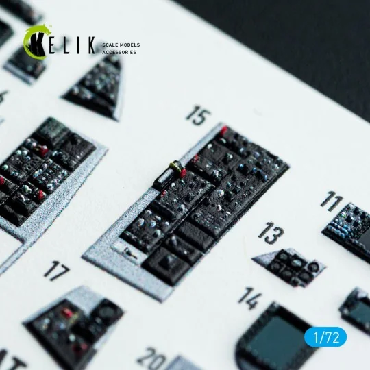 F-14D Super Tomcat - interior 3D decals for HobbyBoss kit - Kelik K...