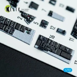 F-14A Tomcat - interior 3D decals for Academy kit - Kelik K72222