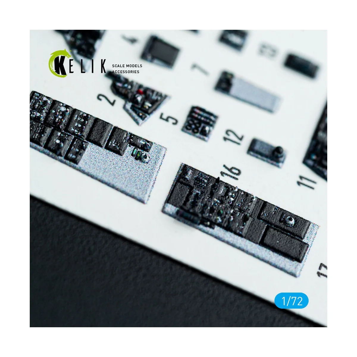 F-14A Tomcat - interior 3D decals for Academy kit, 1/72 - Kelik K72222 F-14A Tomcat - interior 3D decals for Academy kit, 1/72 - Kelik K72222