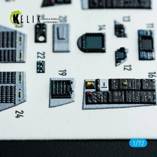F-14D Super Tomcat - interior 3D decals for HobbyBoss kit - Kelik K...