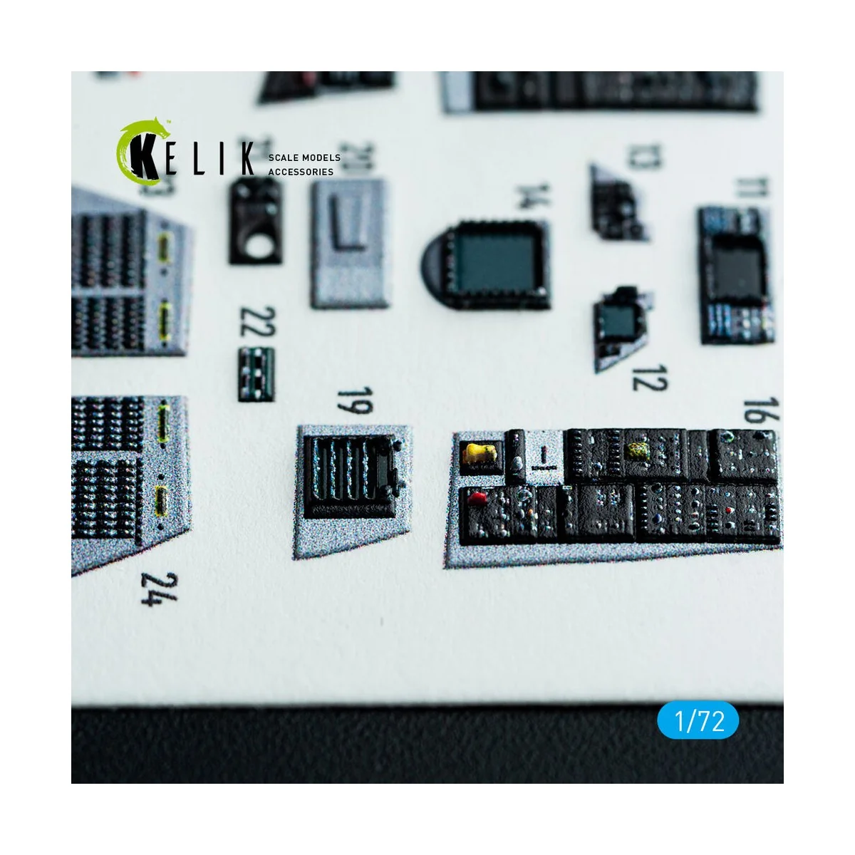 F-14D Super Tomcat - interior 3D decals for HobbyBoss kit, 1/72 - K...