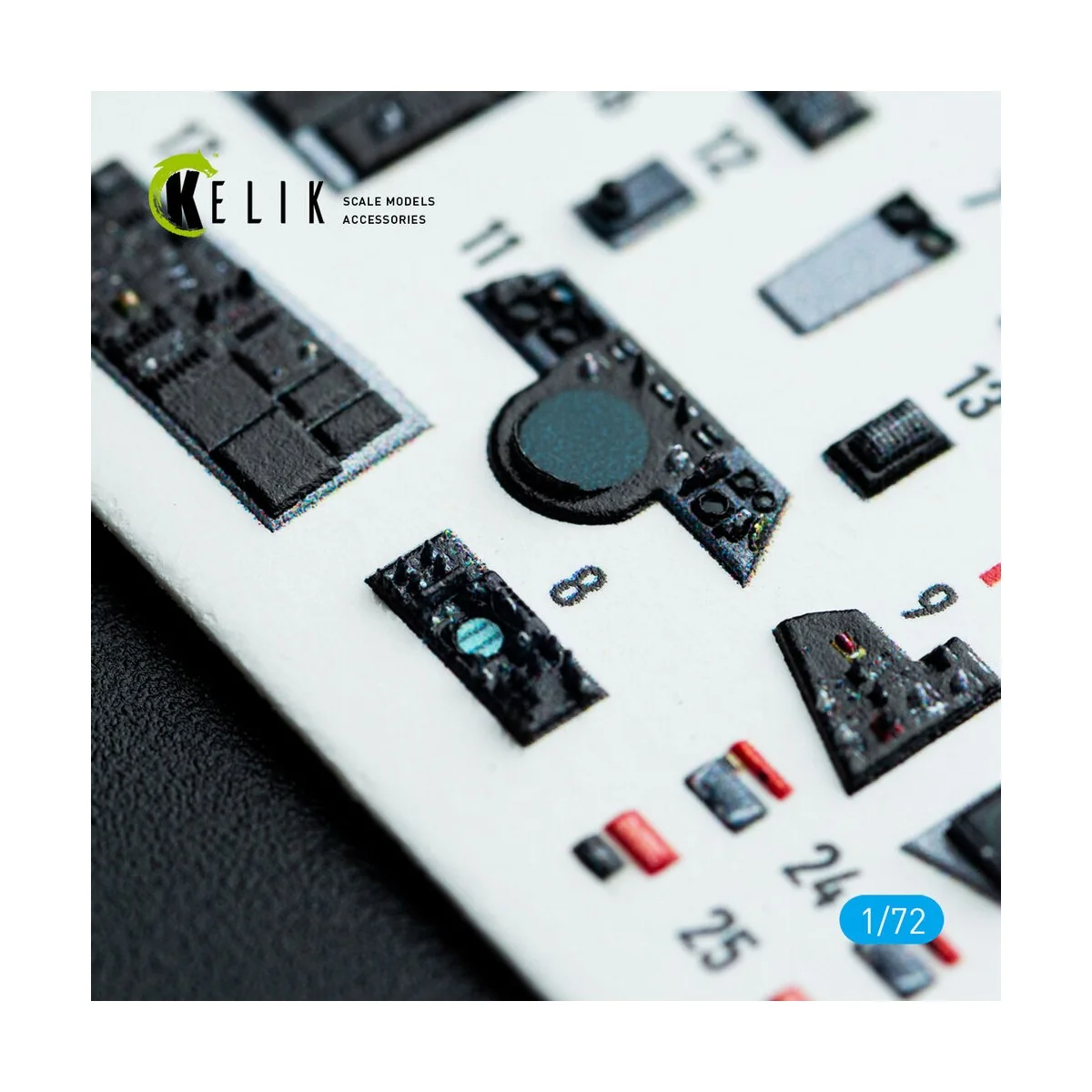 F-14B Tomcat - interior 3D decals for Academy kit, 1/72 - Kelik K72223 F-14B Tomcat - interior 3D decals for Academy kit, 1/72 - Kelik K72223