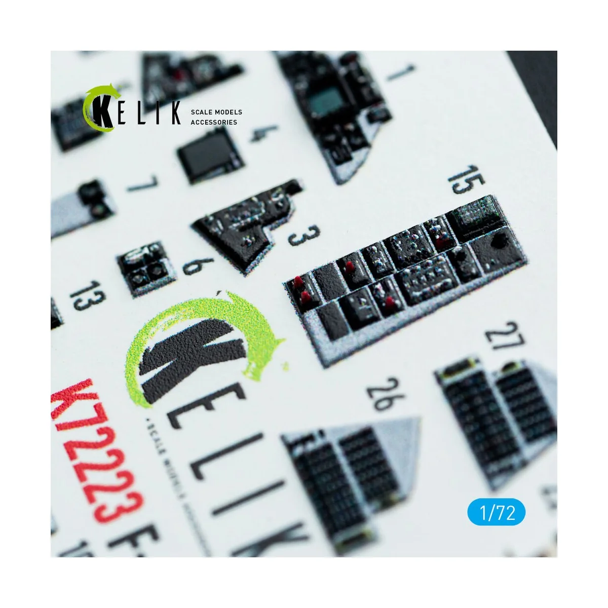 F-14B Tomcat - interior 3D decals for Academy kit - Kelik K72223