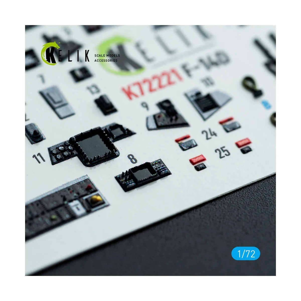 F-14D Super Tomcat - interior 3D decals for Academy kit, 1/72 - Kel... F-14D Super Tomcat - interior 3D decals for Academy kit, 1/72 - Kel...