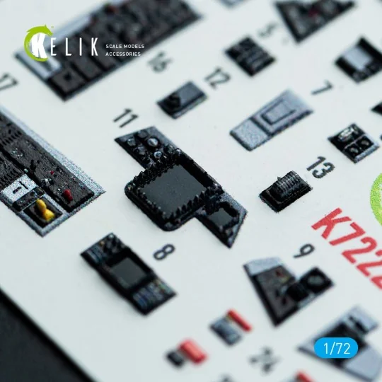 F-14D Super Tomcat - interior 3D decals for Academy kit, 1/72 - Kel... F-14D Super Tomcat - interior 3D decals for Academy kit, 1/72 - Kel...