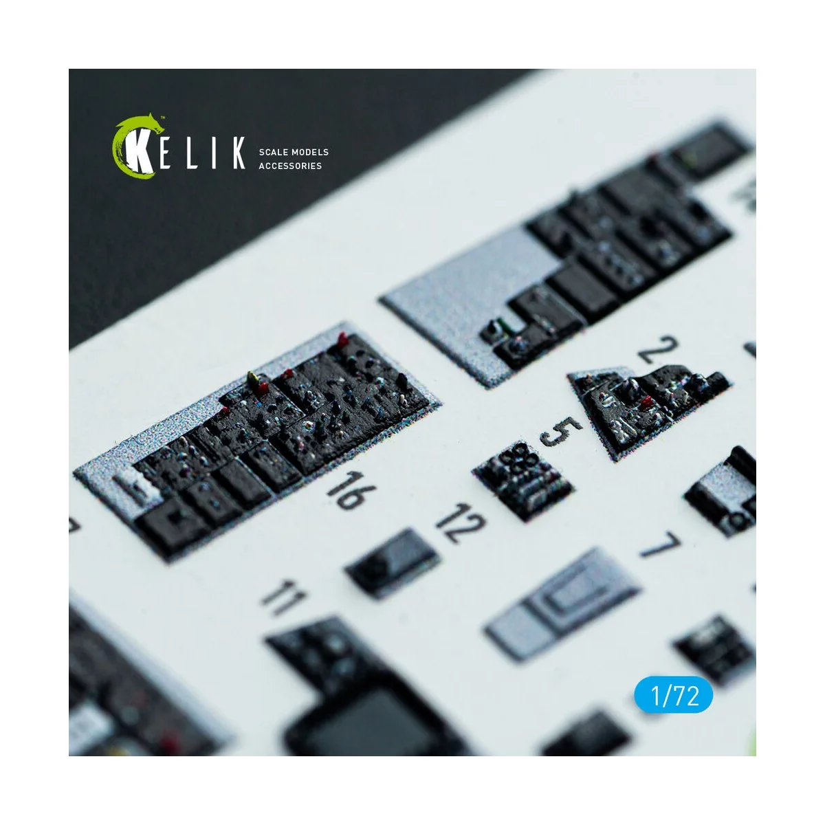 F-14D Super Tomcat - interior 3D decals for Academy kit - Kelik K72221