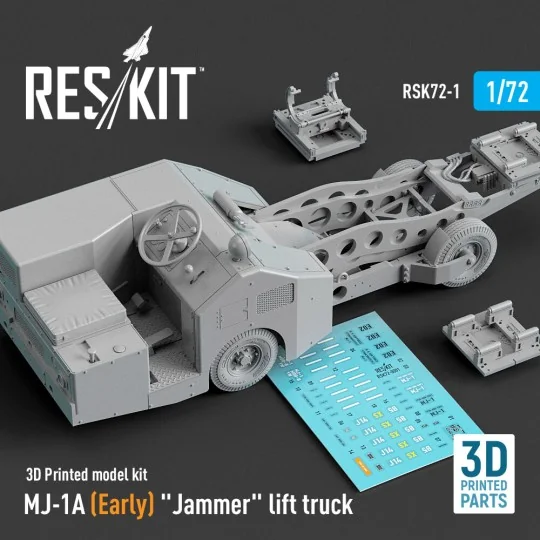 MJ-1A (Early) Jammer lift truck (3D Printed model kit) - ResKit Mod...