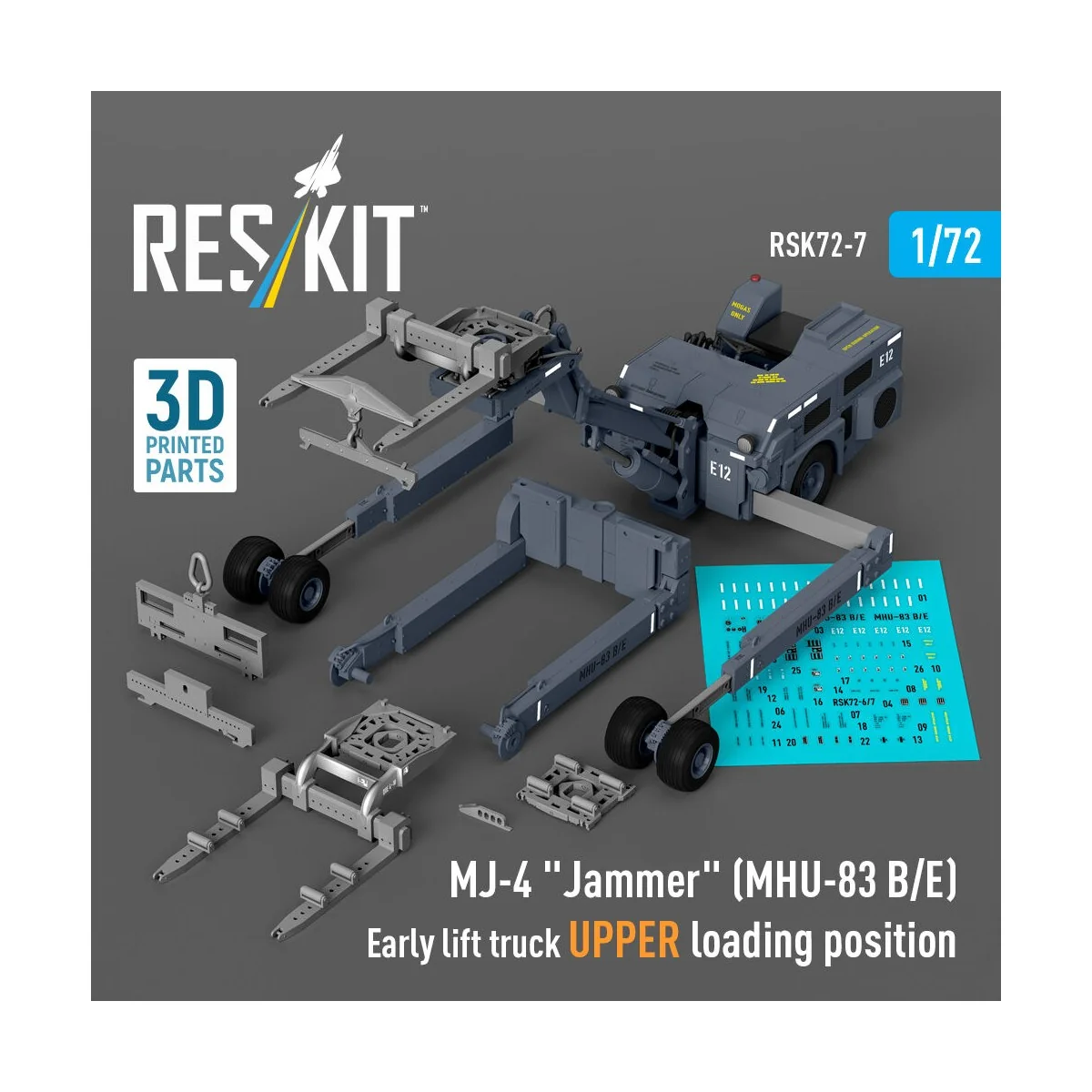 MJ-4 Jammer (MHU-83 B/E) Early lift truck UPPER loading position (3...