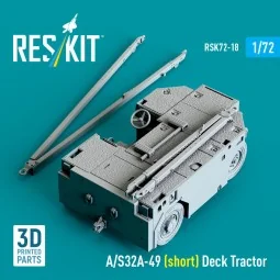 A/S32A-49 (short) Deck Tractor (3D Printed model kit), 1/72 - ResKi...