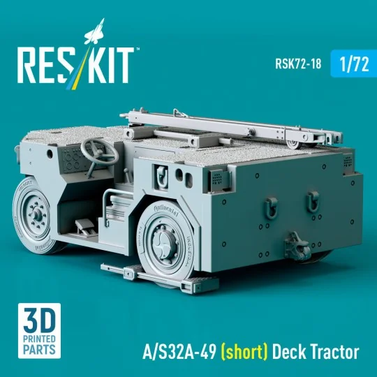 A/S32A-49 (short) Deck Tractor (3D Printed model kit), 1/72 - ResKi...