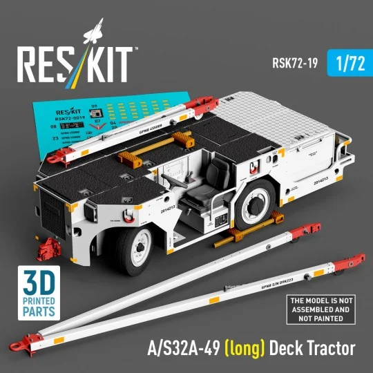 A/S32A-49 (long) Deck Tractor (3D Printed model kit) - ResKit Model...