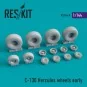 C-130 Hercules wheels set early version - ResKit Models RS144-0008