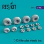 C-130 Hercules wheels set late version, 1/144 - ResKit Models RS144...