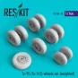 Tu-95 (Tu-142) wheels set (weighted) - ResKit Models RS144-0010