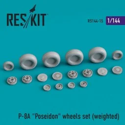 P-8A Poseidon wheels set (weighted) - ResKit Models RS144-0015