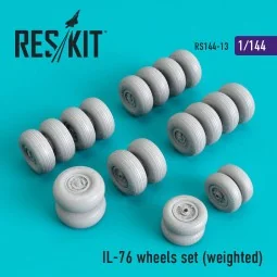 IL-76 wheels set (weighted), 1/144 - ResKit Models RS144-0013