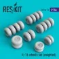 IL-76 wheels set (weighted), 1/144 - ResKit Models RS144-0013 IL-76 wheels set (weighted), 1/144 - ResKit Models RS144-0013
