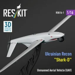 Ukrainian Recon Unmanned Aerial Vehicle (UAV) Shark-D (3D Printed) ...