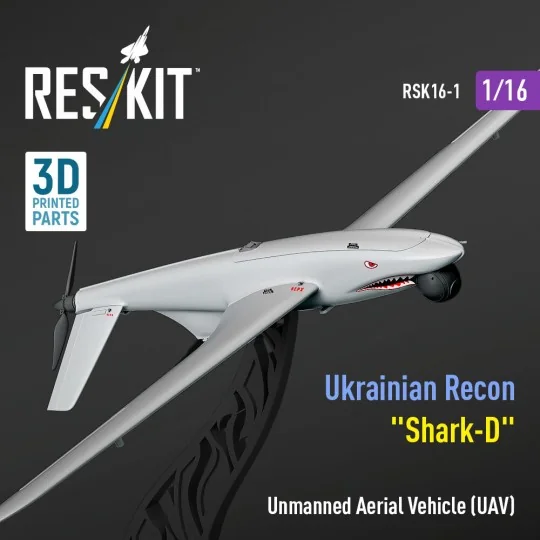 Ukrainian Recon Unmanned Aerial Vehicle (UAV) Shark-D (3D Printed) ...