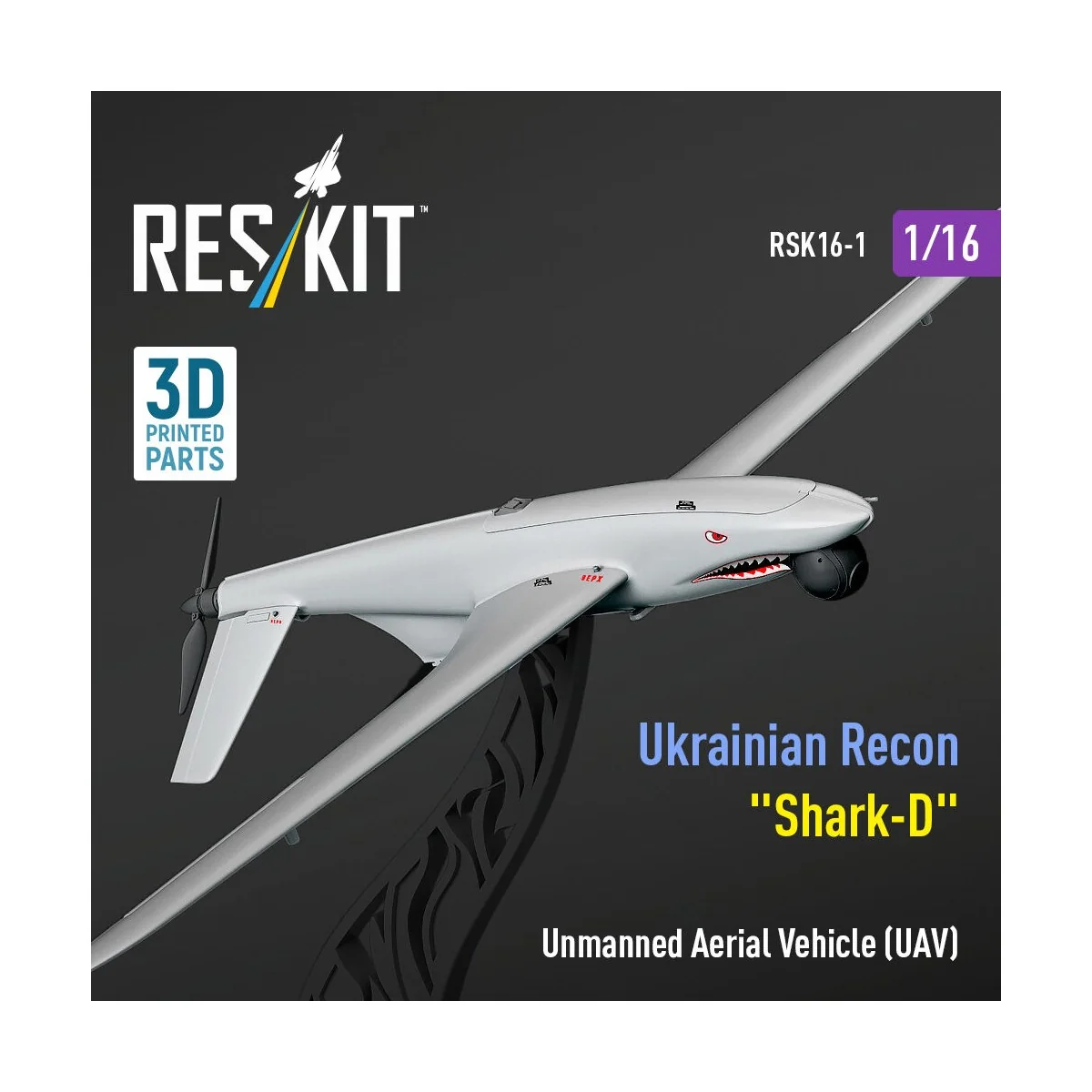 Ukrainian Recon Unmanned Aerial Vehicle (UAV) Shark-D (3D Printed) ... Ukrainian Recon Unmanned Aerial Vehicle (UAV) Shark-D (3D Printed) ...