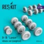 B-1B Lancer wheels set (weighted) - ResKit Models RS144-0020