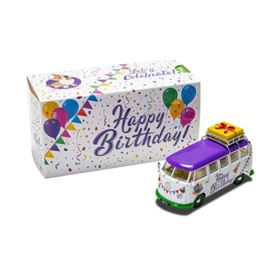 Volkswagen Campervan Happy Birthday, 1/43 - Corgi CC02734 Volkswagen Campervan Happy Birthday, 1/43 - Corgi CC02734
