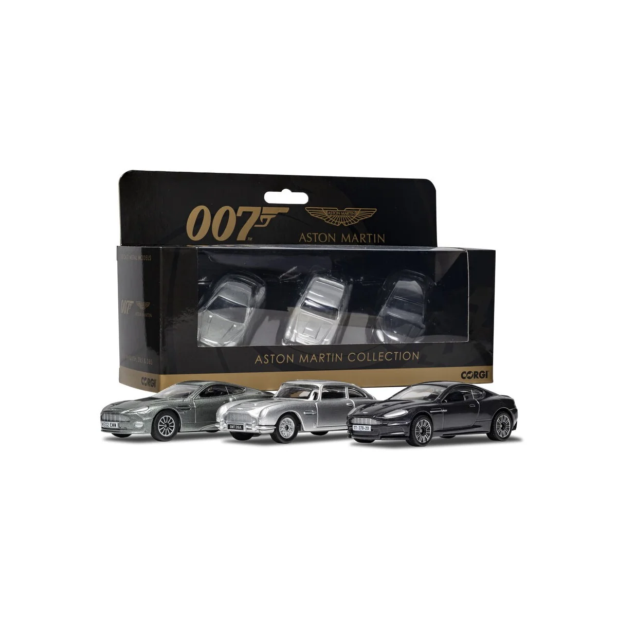 James Bond Aston Martin Collection (V12 Vanquish, DB5, DBS) - Corgi...