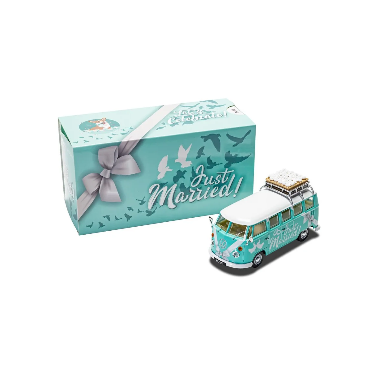 Volkswagen Campervan Just Married, 1/43 - Corgi CC02737 Volkswagen Campervan Just Married, 1/43 - Corgi CC02737