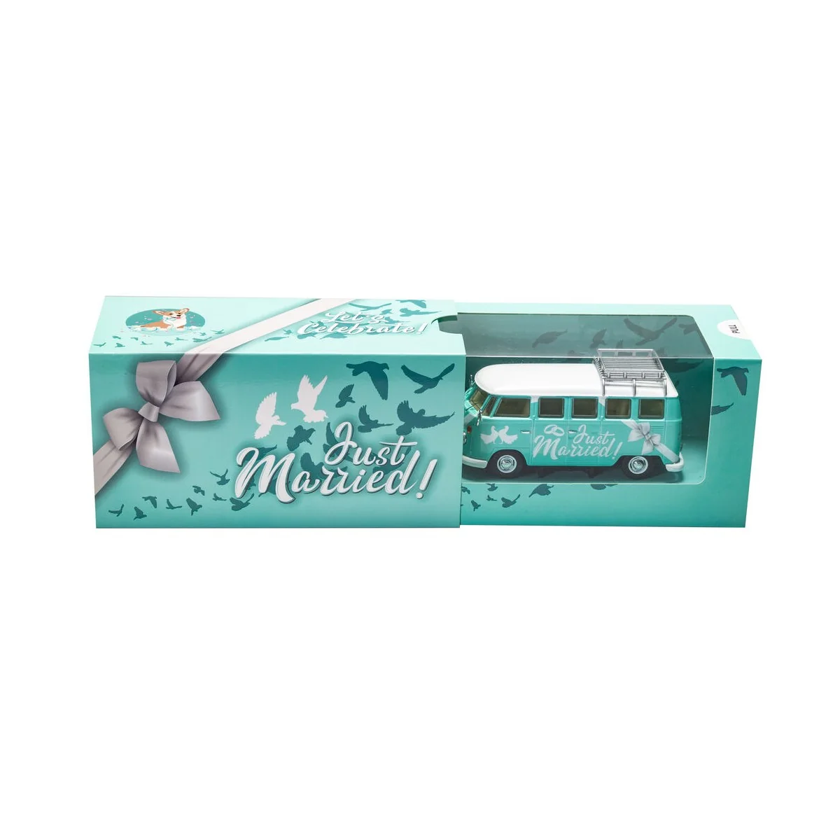 Volkswagen Campervan Just Married, 1/43 - Corgi CC02737 Volkswagen Campervan Just Married, 1/43 - Corgi CC02737