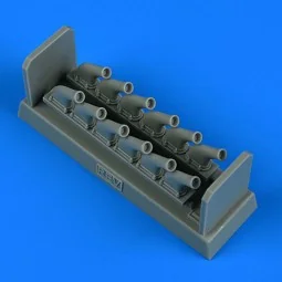 P-51D Mustang exhaust f. Revell - Quickboost QB32 244