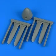 P-51D/F-51D Mustang Hamilton standart propeller for Revell, 1/32 - ...