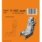 F-16C Seat for Kinetic, 1/48 - CMK 129-P48027