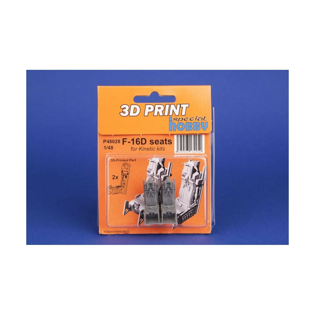 F-16D Seats for Kinetic, 1/48 - CMK 129-P48028