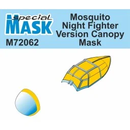 Mosquito NF Version Canopy Mask, 1/72 - Special Hobby 100-M72062
