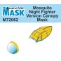 Mosquito NF Version Canopy Mask, 1/72 - Special Hobby 100-M72062