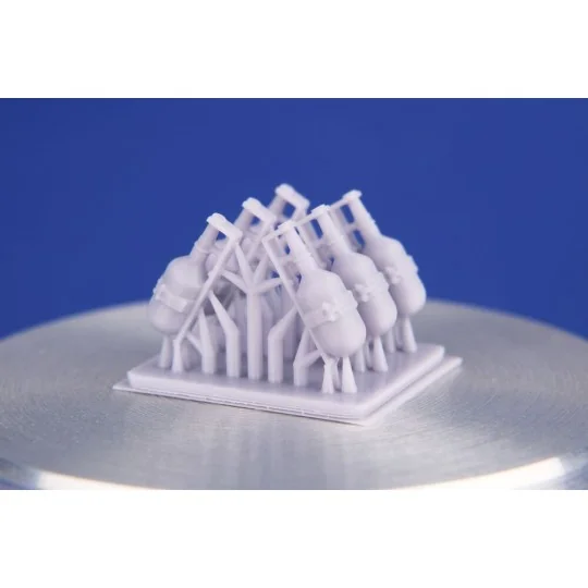 WWII British Fire Extinguishers (6 pcs.), 1/48 - CMK 129-P48038 WWII British Fire Extinguishers (6 pcs.), 1/48 - CMK 129-P48038