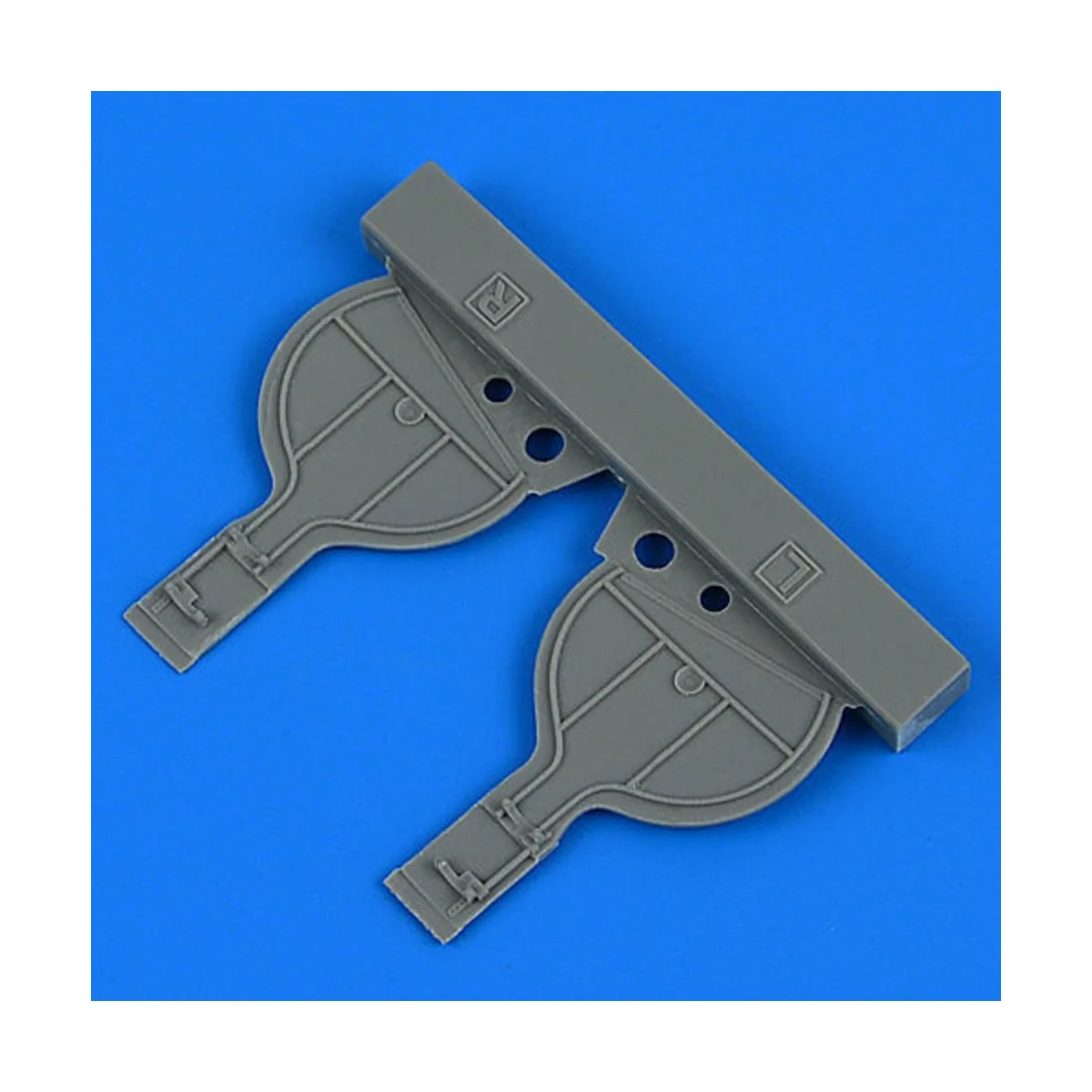 Bf 108 undercarriage covers for Eduard, 1/32 - Quickboost QB32 253