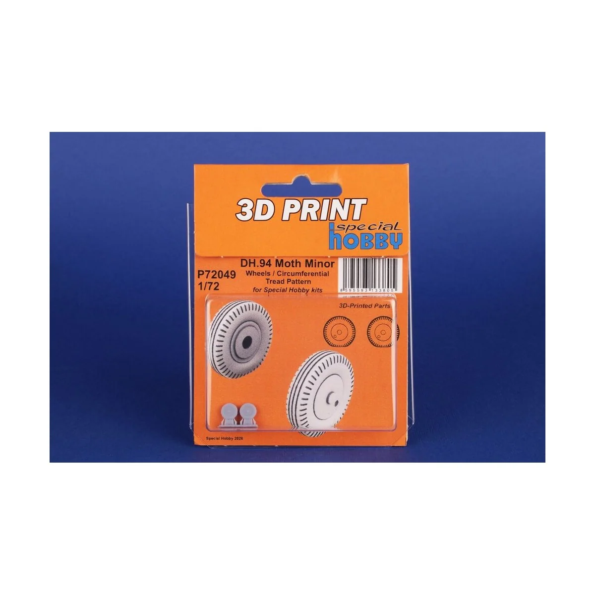 DH.94 Moth Minor Wheels / Circumferential Tread Pattern for Special...